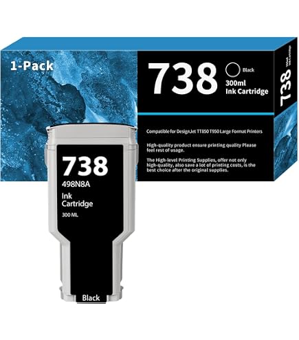 Amazon.com: HP 738 300-ml Cyan DesignJet Ink Cartridge : Office